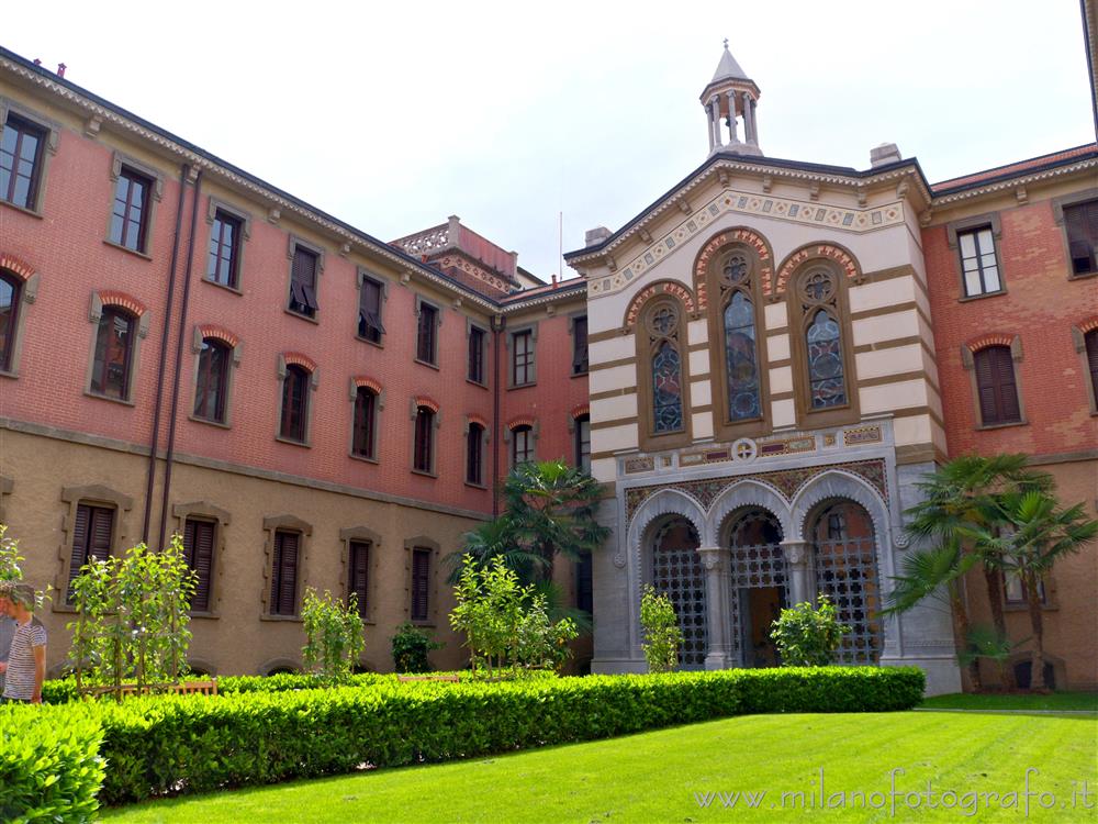 Milano - Cortile d'onore di Casa Verdi